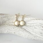 Ohrringe Miracle Bead beige