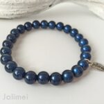 Armband Miracle Beads dunkelblau