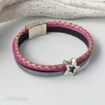 Lederarmband mit Stern – Bild 2