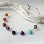 GuteLauneKette bunt große Perlen – Bild 2