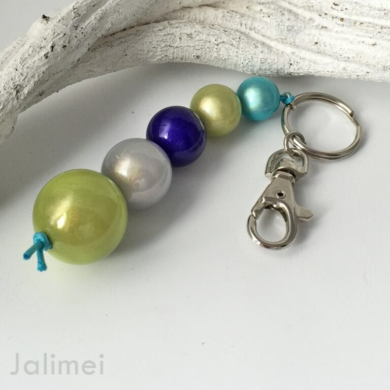 Schlüsselanhänger Miracle Bead grün