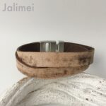 Lederarmband Herren vintagebraun