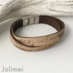 Lederarmband Herren vintagebraun – Bild 2