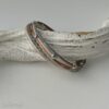 Lederarmband aus Nappa in grau und beige