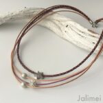 Collier Glitzer Stern beere – Bild 3