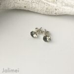 Ohrstecker 6 mm black diamond – Bild 2