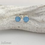Ohrstecker 6 mm summer blue