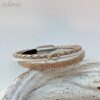 Armband mit Fisch Konfirmation Glitzer rosegold