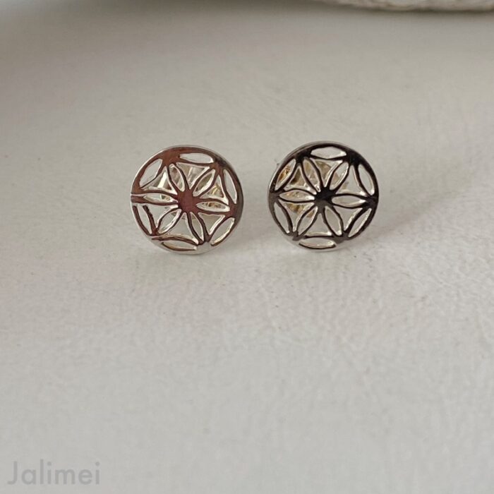 Ohrstecker kleine Lebensblume – Bild 2