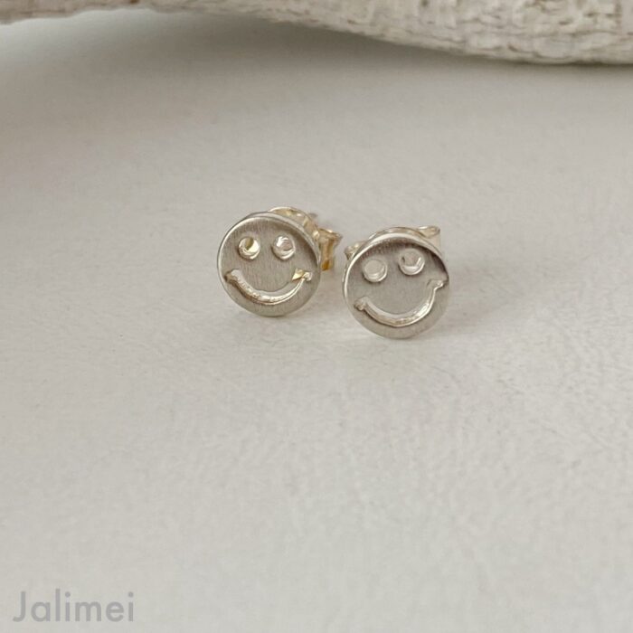 Ohrstecker Smiley – Bild 3
