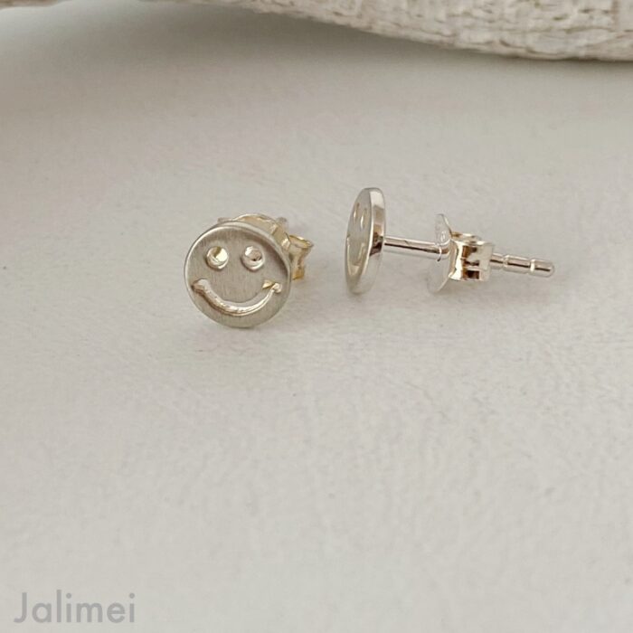 Ohrstecker Smiley – Bild 4