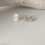 Ohrstecker geschlossene Spirale – Bild 3