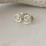 Ohrstecker kleine Spirale silber