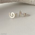 Ohrstecker kleine Spirale silber – Bild 2