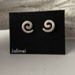Ohrstecker kleine Spirale silber – Bild 3