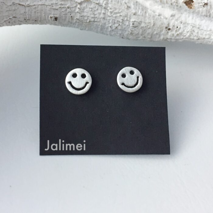 Ohrstecker Smiley – Bild 2
