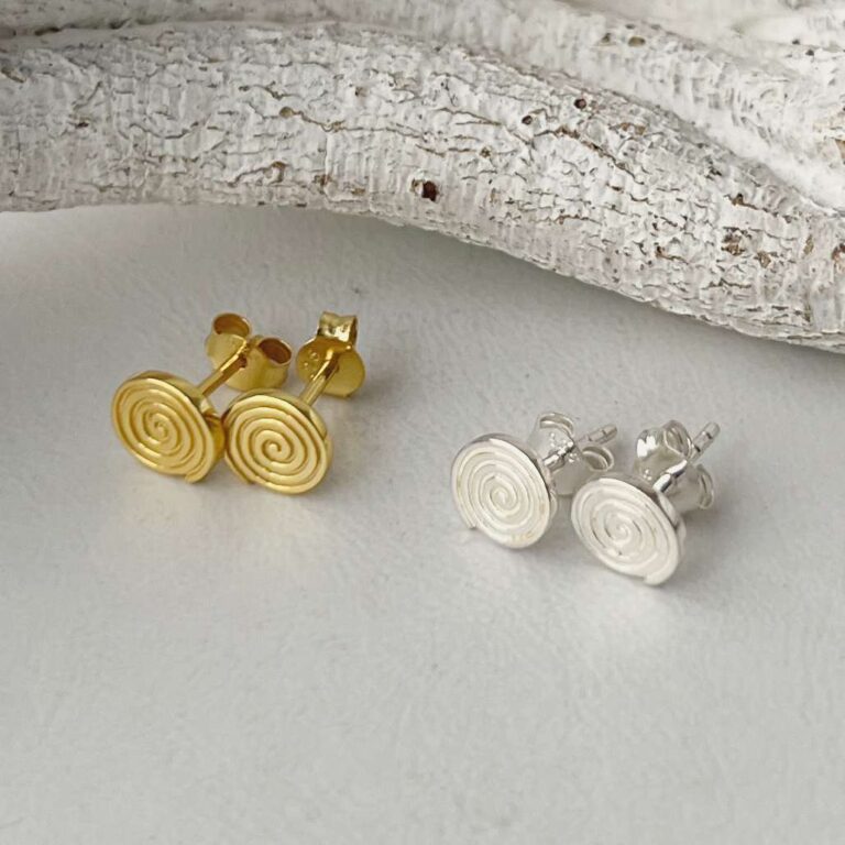 Ohrstecker geschlossene Spirale