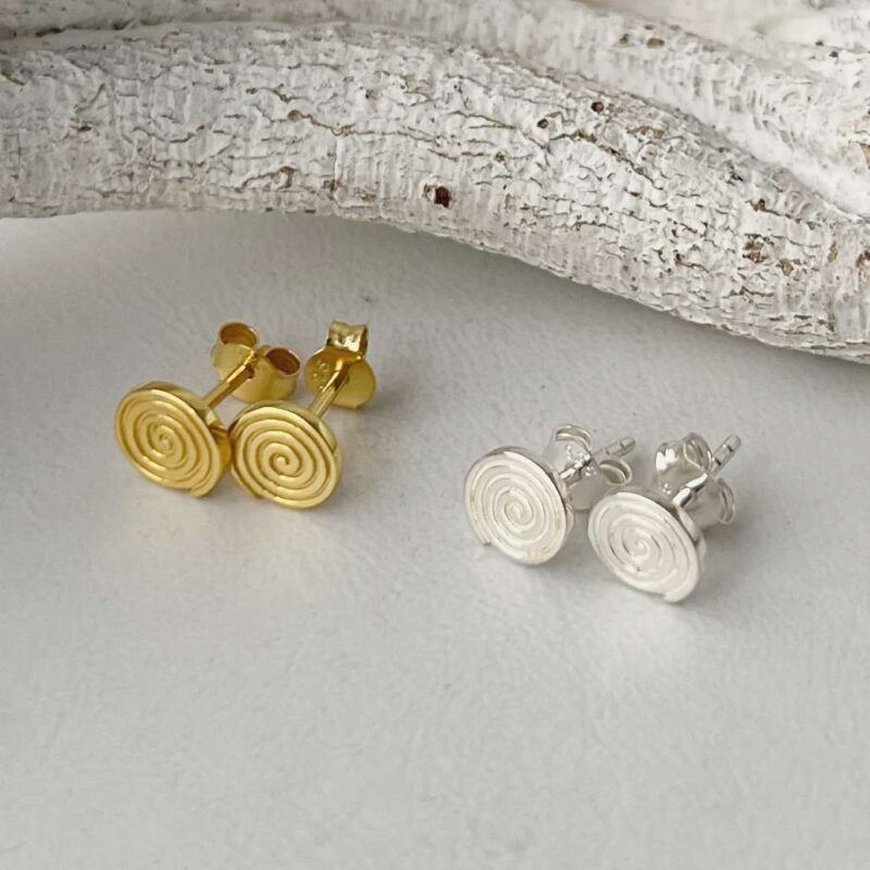 Ohrstecker geschlossene Spirale