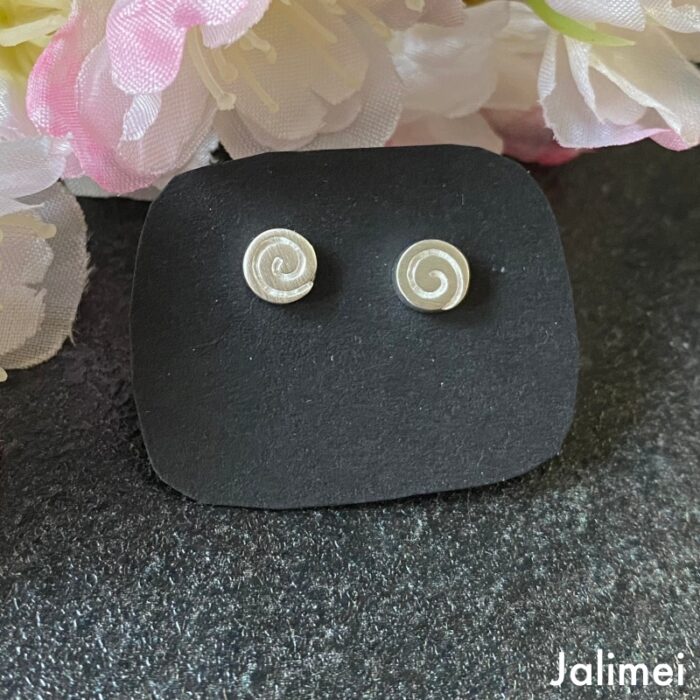 Ohrstecker Minispirale – Bild 3