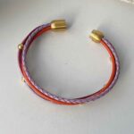 schönes Lederarmband aus Nappa Gold in bunt