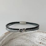 das Armband mit Fisch in schwarz oder blau