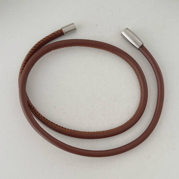 das Wickelarmband Nappaleder Herren braun