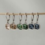 Ohrhänger Glitzerstein