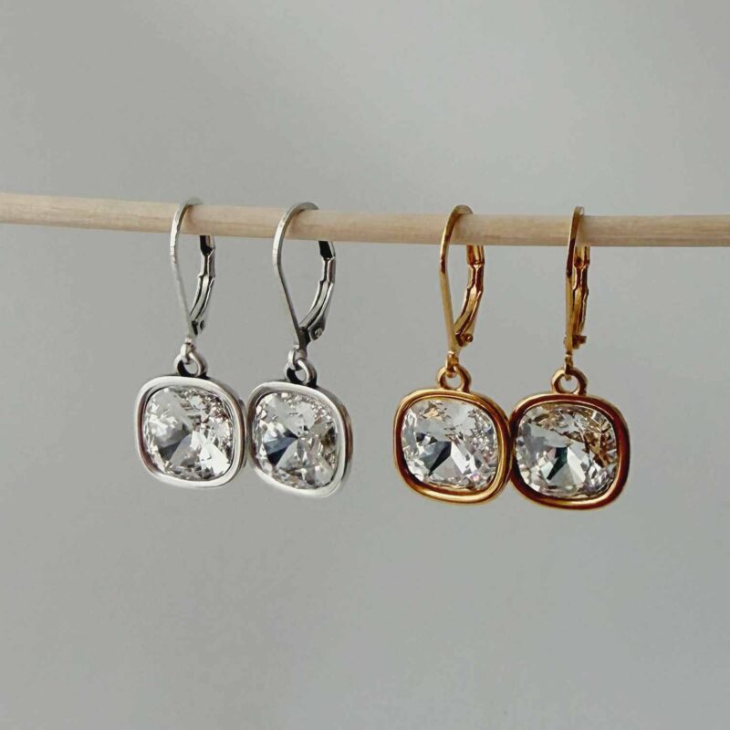 Ohrhänger Glitzerstein crystal