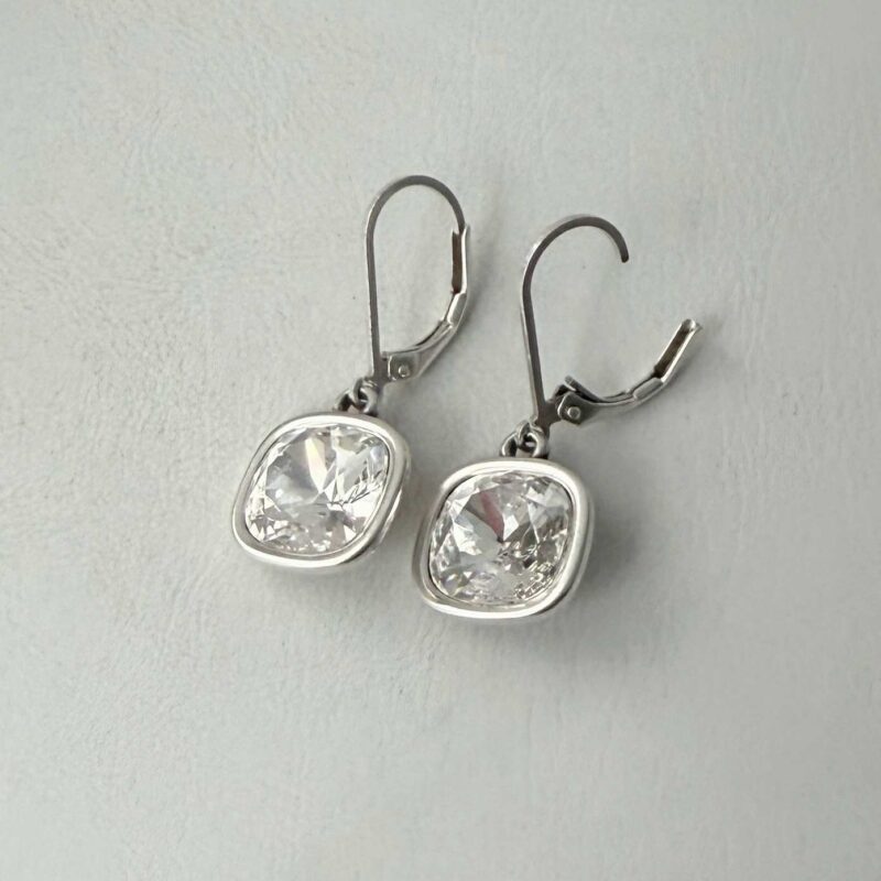 Ohrhänger mit Glitzerstein crystal